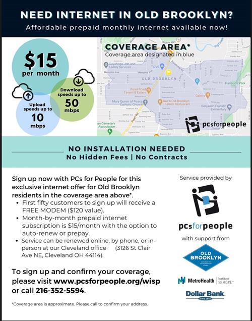 PC's for people flyer